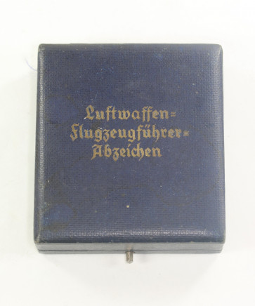 Etui Luftwaffen Flugzeugführer Abzeichen - Militaria-Berlin