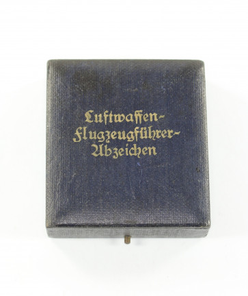 Etui Luftwaffen Flugzeugführerabzeichen - Militaria-Berlin