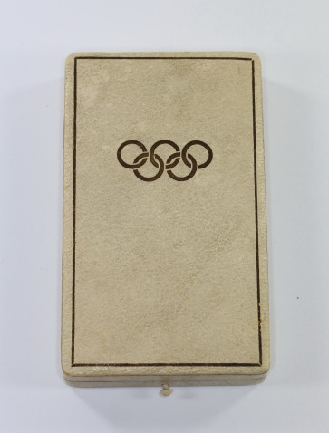 Etui Deutsche Olympia-Erinnerungsmedaille 1936 - Militaria-Berlin