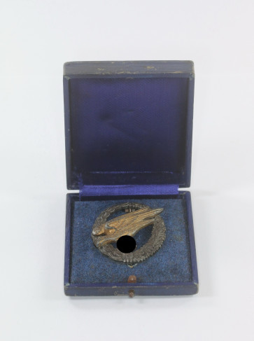  Fallschirmschützenabzeichen der Luftwaffe, Hst. B&NL, im Etui - Militaria-Berlin