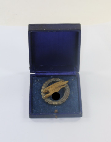  Fallschirmschützenabzeichen der Luftwaffe, Hst. Jimme & Sohn Berlin, im Etui - Militaria-Berlin