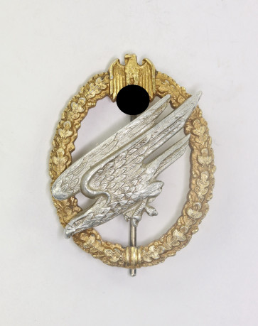 Fallschirmschützenabzeichen des Heeres, C.E. Juncker, Aluminium - Militaria-Berlin