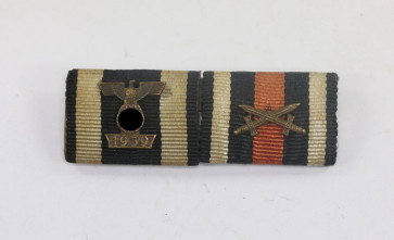 Feldspange 2 X, Wiedreholungsspange 2. Klasse, 1. Form (!) - Militaria-Berlin
