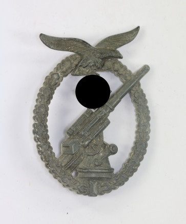 Flak-Kampfabzeichen der Luftwaffe, Ball Hinge (Zink) - Militaria-Berlin