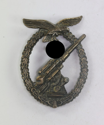 Flak-Kampfabzeichen der Luftwaffe, Hst.A (Doppelt) Assmann & Sohn, Lüdenscheid - Militaria-Berlin