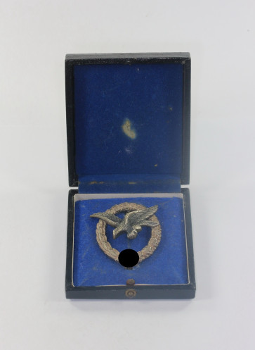  Fliegerschützenabzeichen der Luftwaffe, Hst. BSW, im Etui - Militaria-Berlin