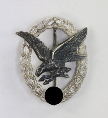 Fliegerschützenabzeichen mit Blitzbündel, Hst. B&NL (Berg & Nolte, Lüdenscheid) - Militaria-Berlin