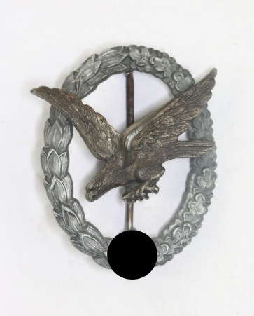 Fliegerschützenabzeichen (ohne Blitzbündel), Hst. W.Deumer Lüdenscheid (Zink) - Militaria-Berlin