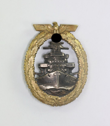 Flottenkriegsabzeichen, Hst. Schwerin Berlin - FEC. Adolf Bock - Militaria-Berlin