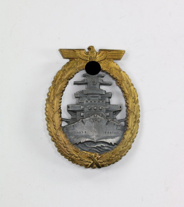  Flottenkriegsabzeichen, Hst. Schwerin Berlin, früh (!) - Militaria-Berlin