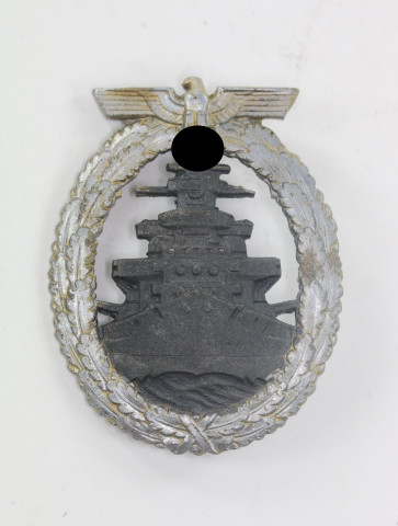 Flottenkriegsabzeichen, Hst. Schwerin Berlin (Zink) - Militaria-Berlin