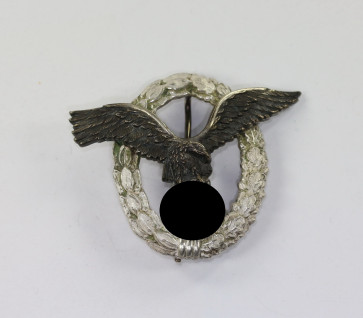  Flugzeugführerabzeichen der Luftwaffe, Hst. Brüder Schneider A.G. Wien (ausgeschrieben) (!) - Militaria-Berlin