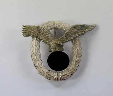 Flugzeugführerabzeichen der Luftwaffe, Hst. GWL (Gebrüder Wegerhoff, Lüdenscheid) - Militaria-Berlin