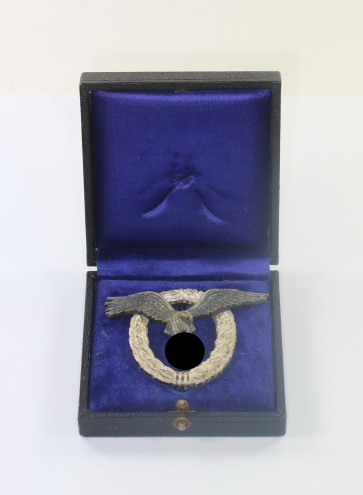 Flugzeugführerabzeichen der Luftwaffe, Hst. W. Deumer, im Deumer Etui - Militaria-Berlin