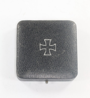 Frühes Etui Eisernes Kreuz 1. Klasse 1939, flacher Deckel - Militaria-Berlin