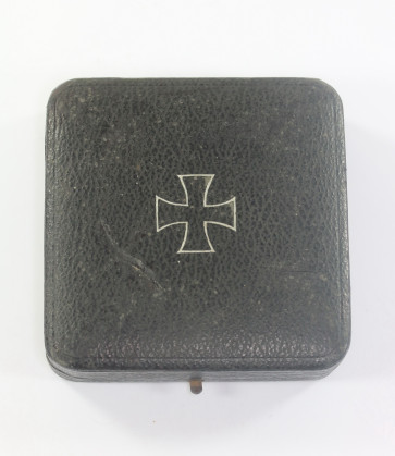 Frühes Etui Eisernes Kreuz 1. Klasse 1939, flacher Deckel - Militaria-Berlin