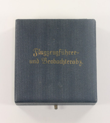 Frühes Etui Flugzeugführer- und Beobachterabz. (Doppelabzeichen) - Militaria-Berlin