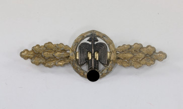 Frontflugspange für Jäger in Gold, Hst. G.H. Osang Dresden - Militaria-Berlin