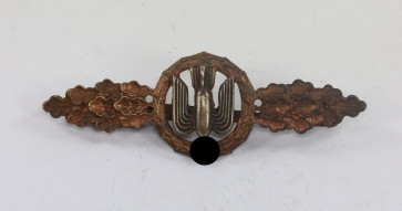 Frontflugspange für Kampfflieger in Bronze, Buntmetall - Militaria-Berlin