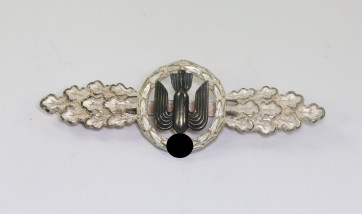 Frontflugspange für Kampfflieger in Silber, Hst. G.H. Osang Dresden - Militaria-Berlin