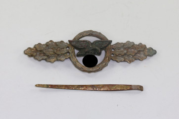  Frontflugspange für Transportflieger in Silber, Buntmetall - Militaria-Berlin