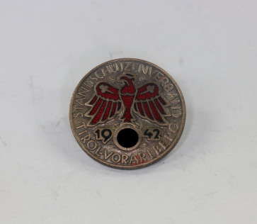 Gauleistungsabzeichen in Silber 1942 Standschützenverband Tirol-Vorarlberg - Militaria-Berlin