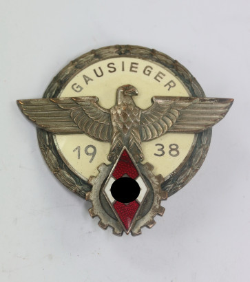 Gausieger im Reichsberufswettkampf 1938, Hst. G. Brehmer Markneukirchen - Militaria-Berlin
