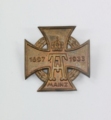 Hessen, Regimentsabzeichen 236 Jahre InfanterieRegiment No. 117 Mainz 1697 - 1933 - Militaria-Berlin