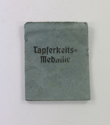 Hessen, Verleihungstüte Tapferkeitsmedaille in Silber  - Militaria-Berlin