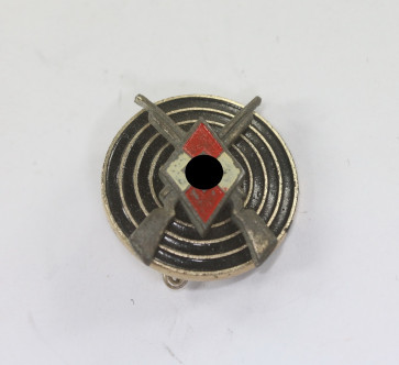 Hitler-Jugend (HJ), Schießauszeichnung, Hst. RZM M1/120 - Lackiert - Militaria-Berlin
