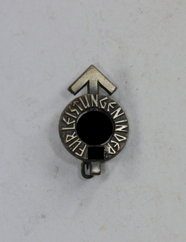 Hitlerjugen (HJ), 16 MM Miniatur Leistungsabzeichen in Silber, Hst. RZM M1/63 - Militaria-Berlin