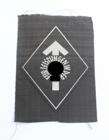  Hitlerjugen (HJ), Leistungsabzeichen in Silber, Stoff, mit RZM Etikette M4/134 - Militaria-Berlin