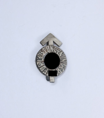Hitlerjugend (HJ),16 MM Miniatur Leistungsabzeichen in Silber, Hst. RZM M1/34 - Für Leistungen in der HJ - Militaria-Berlin