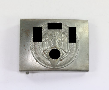 Hitlerjugend (HJ), Koppelschloss, mit Etikette  RZM / M4 / 38 - Militaria-Berlin