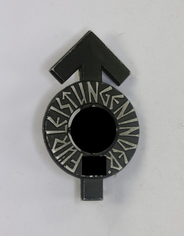 Hitlerjugend (HJ), Leistungsabzeichen in Schwarz, Hst. RZM M1/36 (Berg & Nolte, Lüdenscheid) - Militaria-Berlin