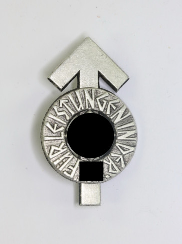 Hitlerjugend (HJ), Leistungsabzeichen in Silber, Hst. RZM M1/101 - Für Leistungen in der HJ - Militaria-Berlin