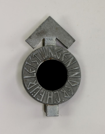 Hitlerjugend (HJ), Leistungsabzeichen in Silber, Hst. RZM M1/34 (Gustav Brehmer, Markneukirchen) - Militaria-Berlin