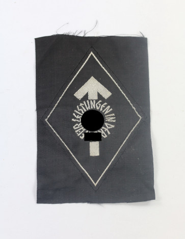 Hitlerjugend (HJ), Leistungsabzeichen in Silber, Stoff, mit RZM Etikette M4/134 - Militaria-Berlin