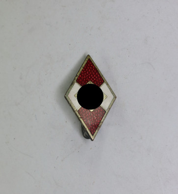 Hitlerjugend (HJ), Mitgliedabzeichen, Hst. RZM M1/120 (Wilhelm Deumer, Lüdenscheid) - Militaria-Berlin