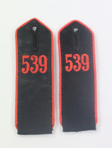 Hitlerjugend (HJ), Paar Schulterklappen Bann 539 (Vöcklabruck) - Militaria-Berlin