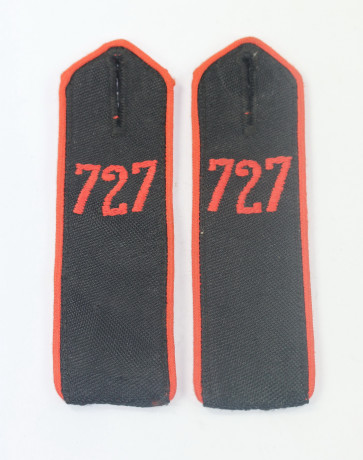 Hitlerjugend (HJ), Paar Schulterklappen Bann 727 (Sinsheim) - Militaria-Berlin
