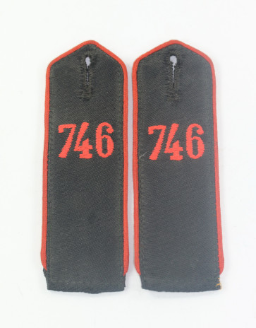 Hitlerjugend (HJ), Paar Schulterklappen Bann 746  - Militaria-Berlin