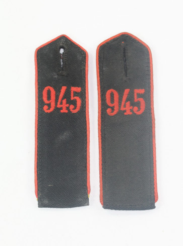  Hitlerjugend (HJ), Paar Schulterklappen Bann 945 (Reichswerke Hermann Göring) - Militaria-Berlin