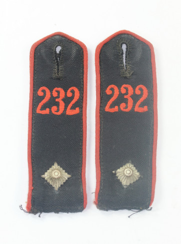 Hitlerjugend (HJ), Paar Schulterklappen Kameradschaftsführer Bann 232 (Bergisch-Land/ Ruhr-Niederrhein/ West) - Militaria-Berlin