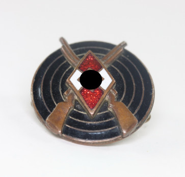 Hitlerjugend (HJ), Schießauszeichnung, Hst. RZM M1/25 (Rudolf Reiling, Pforzheim) - Militaria-Berlin