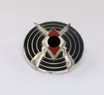 Hitlerjugend (HJ), Schießauszeichnung, Hst. RZM M1/77 (Foerster & Barth, Pforzheim) - Militaria-Berlin
