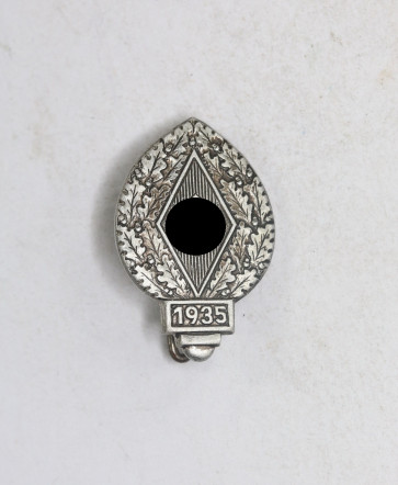 Hitlerjugend  (HJ), Siegerabzeichen 1935, Hst. FR. Zimmermann Stuttgart - Militaria-Berlin