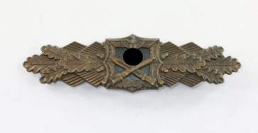 Nahkampfspange in Bronze, Hst. JFS, 2. Modell - Militaria-Berlin