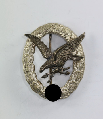 Fliegerschützenabzeichen der Luftwaffe mit Blitzbündel, Assmann - Militaria-Berlin