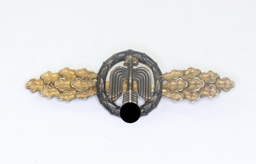  Frontflugspange für Nah-Nachtjäger in Gold, Buntmetall - Militaria-Berlin